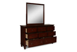 New Classic Furniture Tamarack Mirror Brn Cherry BB044C-060