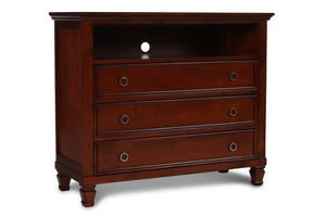 New Classic Furniture Tamarack Tv Consle Brn Cherry BB044C-078