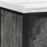 Dovetail Zara Gunmetal Mango Wood Iron and Sideboard BB145