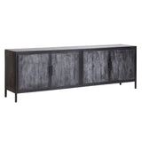 Dovetail Zara Gunmetal Mango Wood Iron and Sideboard BB149