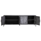 Dovetail Zara Gunmetal Mango Wood Iron and Sideboard BB149