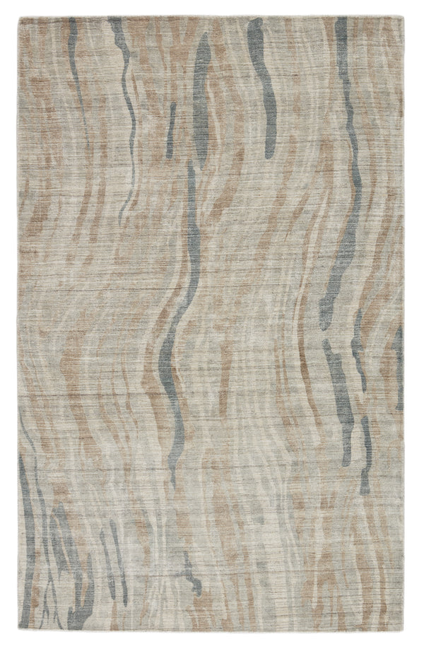 Barclay Butera by Jaipur Living Barrington Handmade Abstract Light Gray/ Beige Area Rug (10'X14')