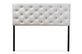 Vivana Modern and Contemporary Gabric Upholstered Button Tufted Queen Size Headboard
