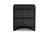 Dorian Faux Leather Upholstered Modern Nightstand