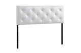 Baltimore Modern Contemporary King Faux Leather Upholstered Headboard