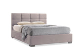 Baxton Studio Sophie Modern and Contemporary Beige Fabric Upholstered Queen Size Platform Bed