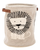 Safavieh Dandy Lion Storage Basket in Grey, Natural, Black BBY6016D