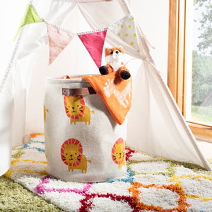 Safavieh Lenny Storage Basket in Red, Orange, Beige BBY6101A