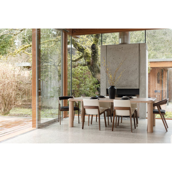 Deco Dining Chair White Pvc-M2