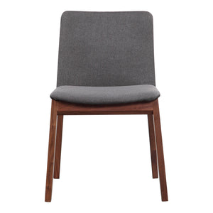 Moe's Home Deco Dining Chair Grey-M2