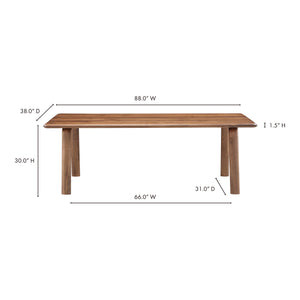 Malibu Dining Table Walnut