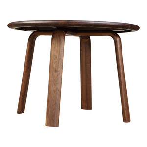 Moe's Home Malibu Round Dining Table Walnut