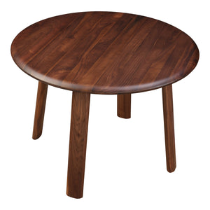 Moe's Home Malibu Round Dining Table Walnut