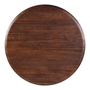 Moe's Home Malibu Round Dining Table Walnut