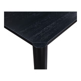 Post Dining Table Oak Black