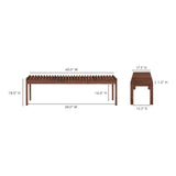 Moe's Home Rohe Walnut Bench Natural BC-1114-03