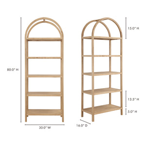 Moe's Home Eero Bookcase Natural BC-1115-24