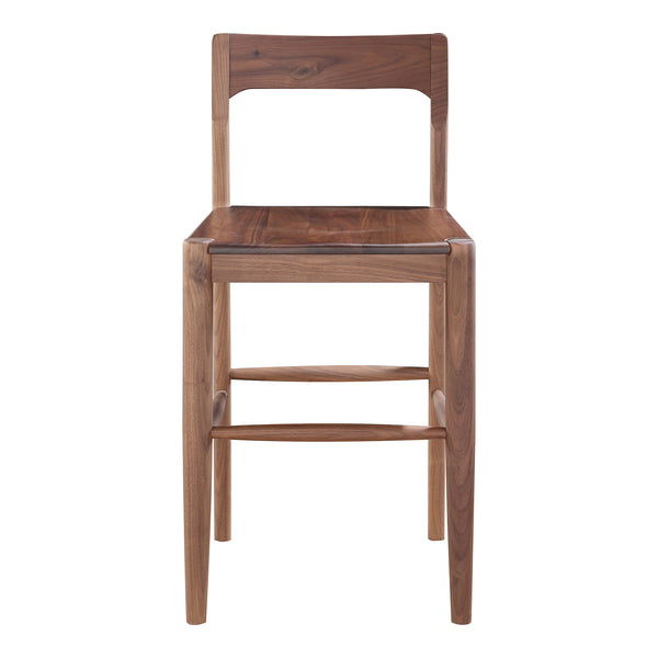Moe's Home Owing Counter Stool Walnut BC-1124-03