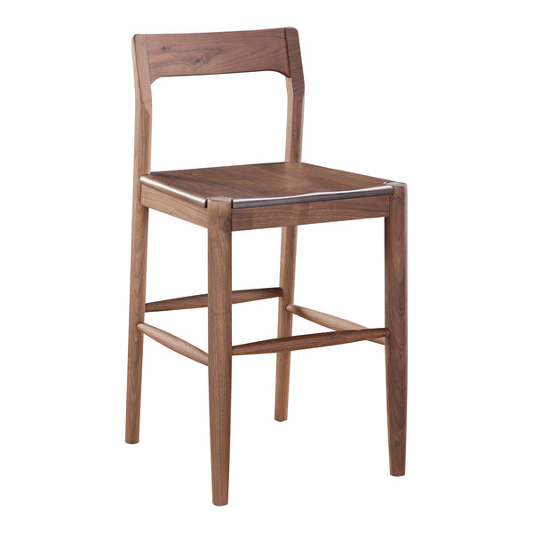 Moe's Home Owing Counter Stool Walnut BC-1124-03