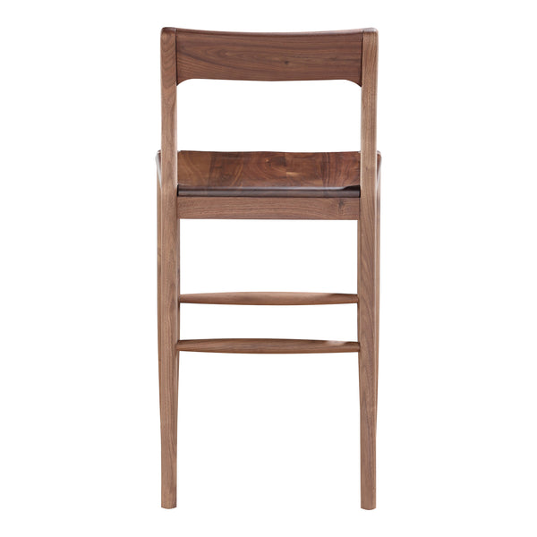 Moe's Home Owing Counter Stool Walnut BC-1124-03