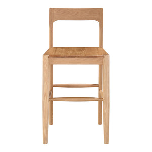 Moe's Home Owing Counter Stool Oak BC-1124-24