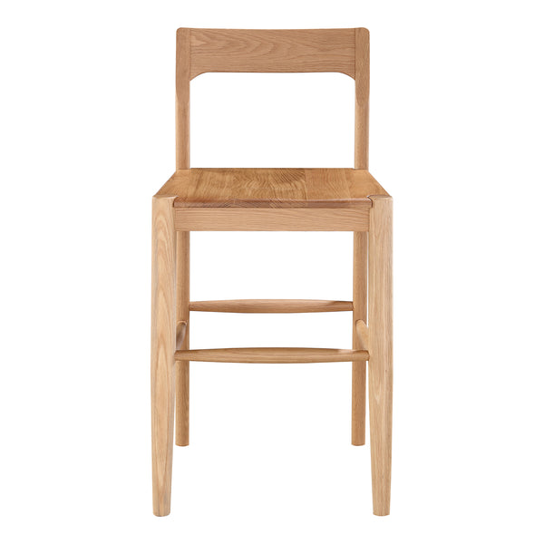 Moe's Home Owing Counter Stool Oak BC-1124-24