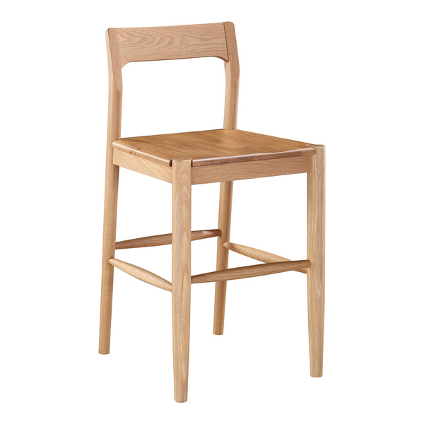 Moe's Home Owing Counter Stool Oak BC-1124-24