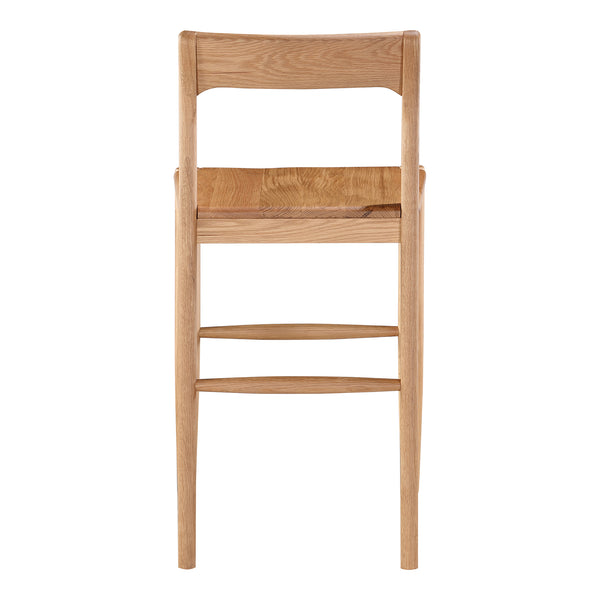 Moe's Home Owing Counter Stool Oak BC-1124-24
