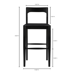 Moe's Home Owing Barstool Black BC-1125-02