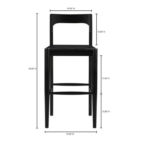 Moe's Home Owing Barstool Black BC-1125-02