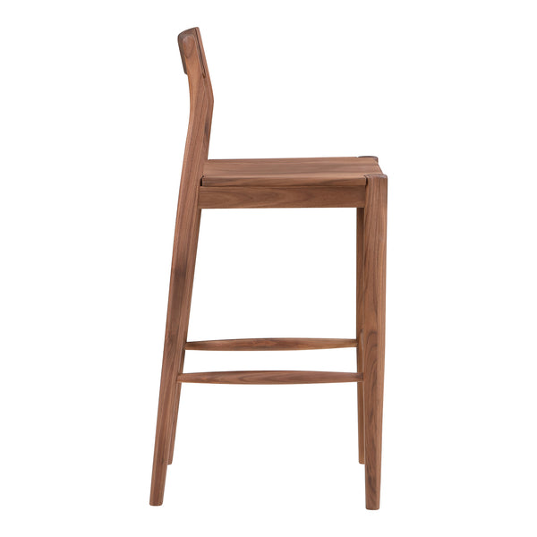 Moe's Home Owing Barstool Walnut BC-1125-03