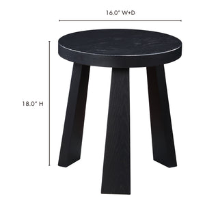 Moe's Home Lund Stool Black Oak BC-1126-02