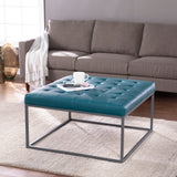 Sei Furniture Ciarin Upholstered Cocktail Ottoman Blue Bc1102026
