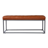 Sei Furniture Ciarin Upholstered Hallway Bench Brown Bc1102126