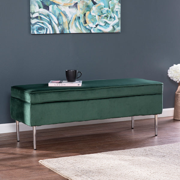 Sei Furniture Aspley Upholstered Storage Bench Bc1125226