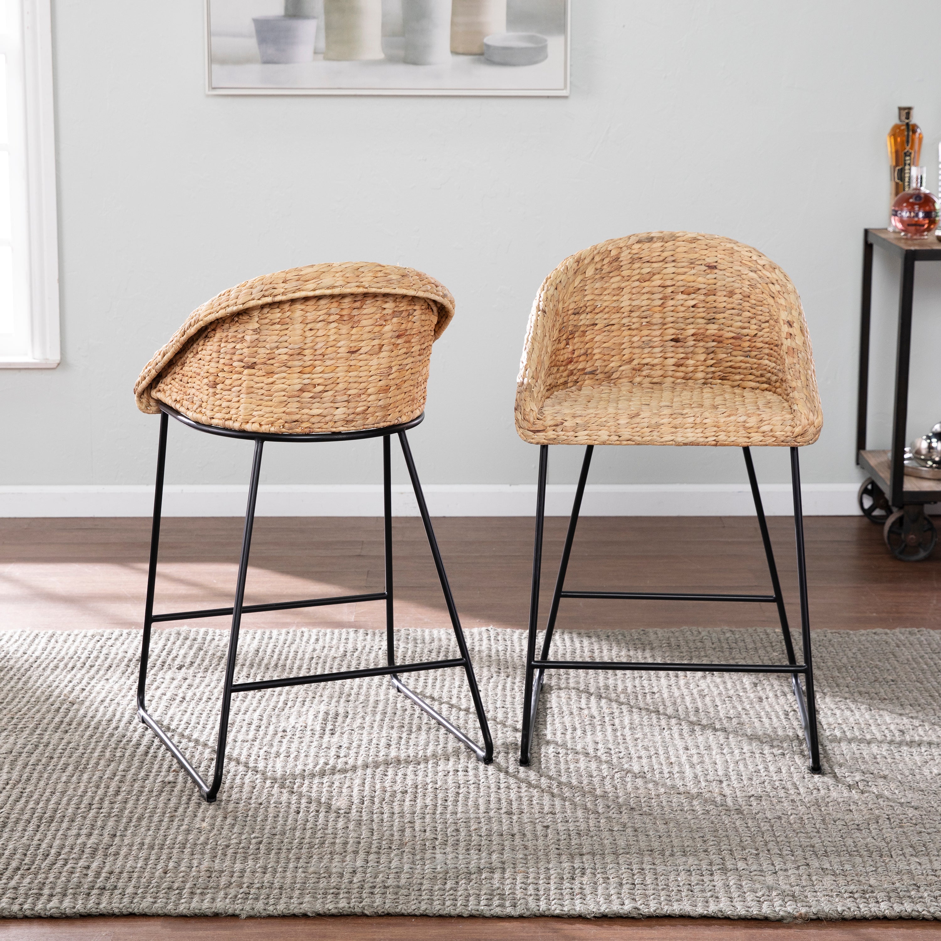 SEI Furniture Landrine Counter Stools