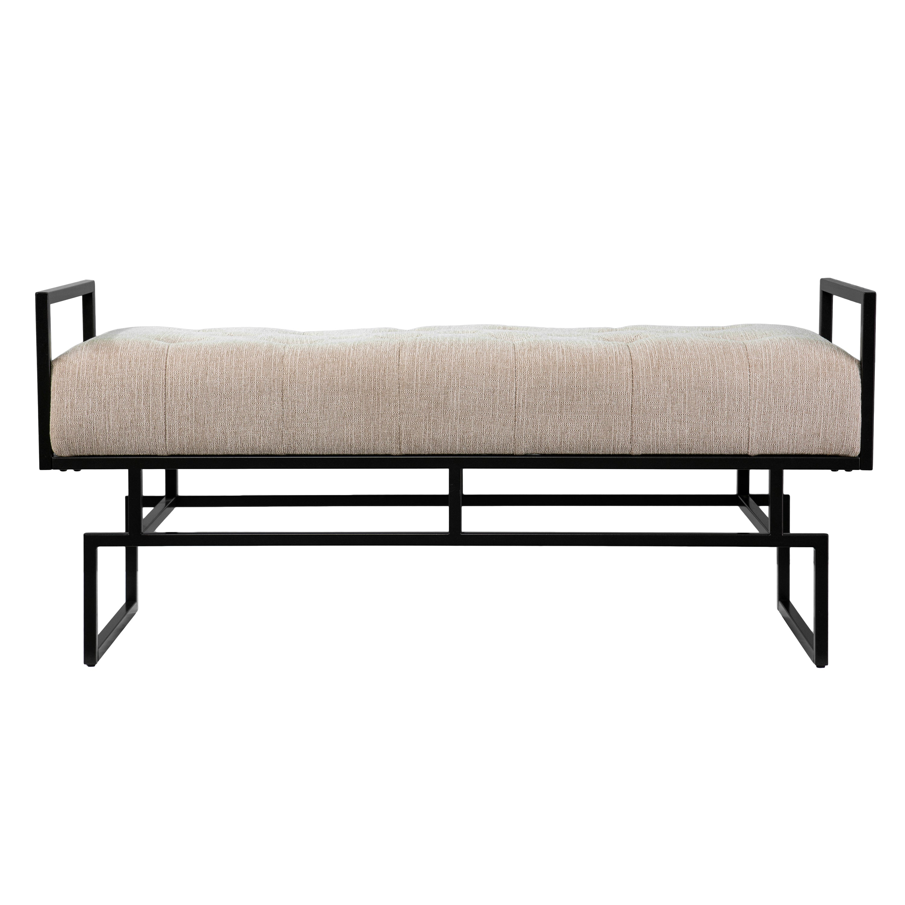 Coniston Two-Tone Upholstered Entryway Bench - Thumbnail 3