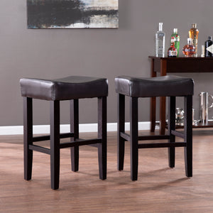Sei Furniture Boyington Backless Counter Stools 2Pc Set Bc1716