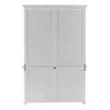 NovaSolo Halifax Hutch Unit with 4 Glass Doors BCA612