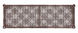 Bandelier Leather Weave Bench