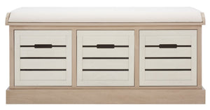 Safavieh Briar 3 Drawer Cushion Bench BCH5700B