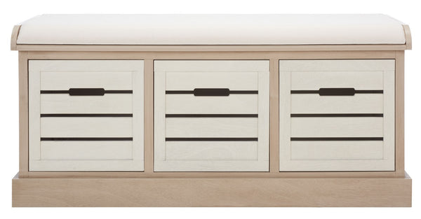 Safavieh Briar 3 Drawer Cushion Bench BCH5700B