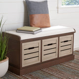 Safavieh Briar 3 Drawer Cushion Bench BCH5700D