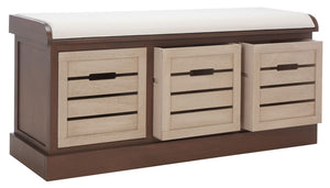 Safavieh Briar 3 Drawer Cushion Bench BCH5700D