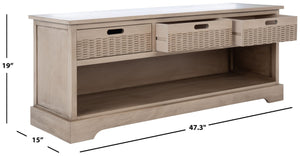 Safavieh Landers 3 Drawer Storage Bench BCH5701D