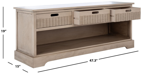 Safavieh Landers 3 Drawer Storage Bench BCH5701D
