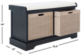 Safavieh Landers 2 Drawer/Cushion Storage Bench BCH5702B