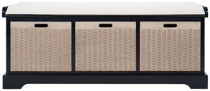 Safavieh Landers 3 Drawer/Cushion Storage Bench BCH5703B