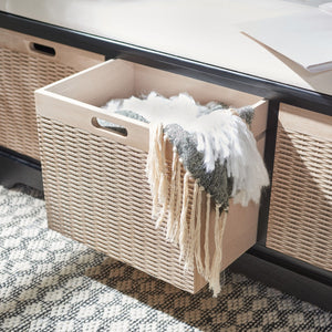 Safavieh Landers 3 Drawer/Cushion Storage Bench BCH5703B