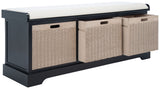 Safavieh Landers 3 Drawer/Cushion Storage Bench BCH5703B